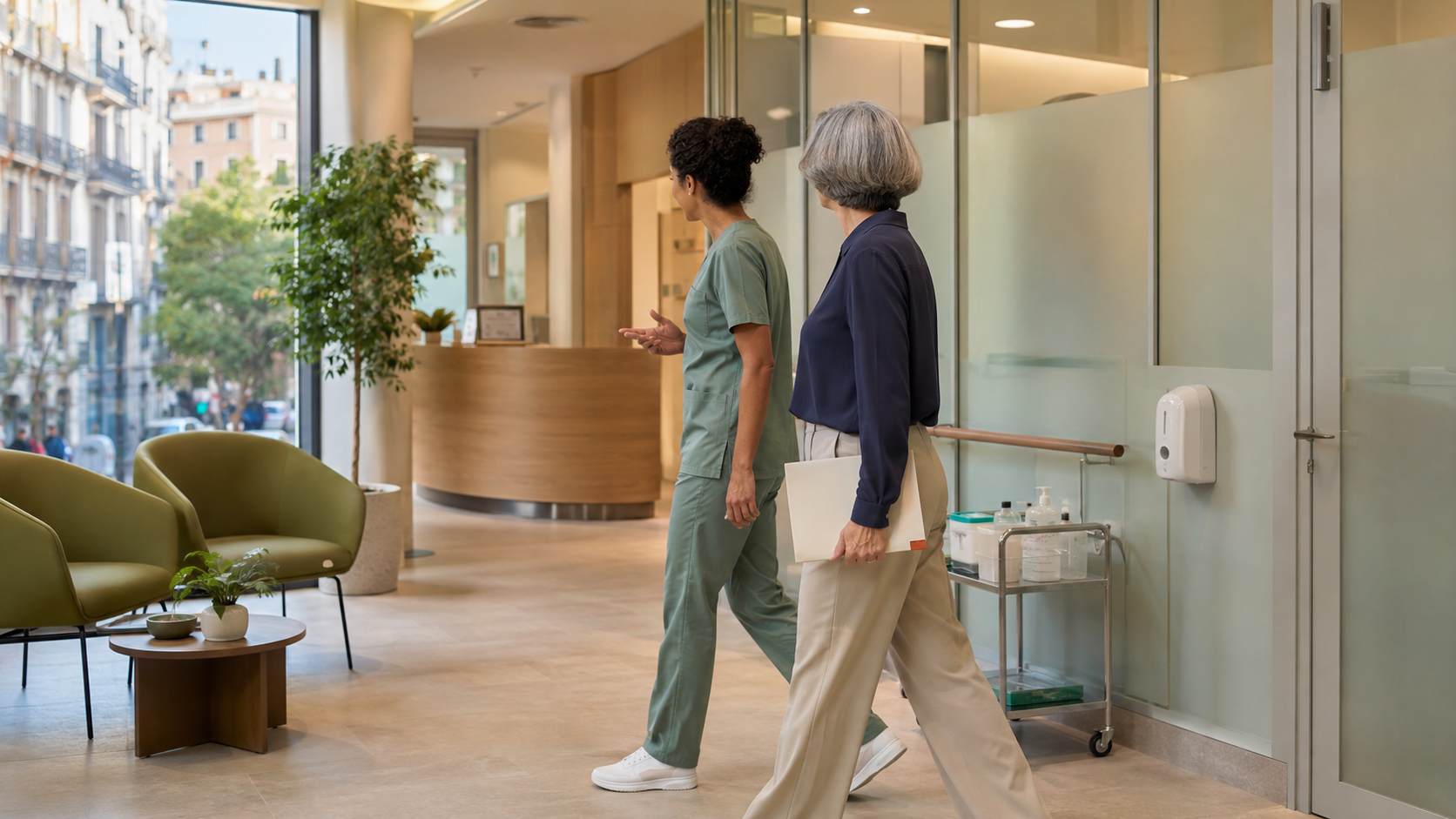 Confidential consultation about female genital surgery at a clinic in Barcelona